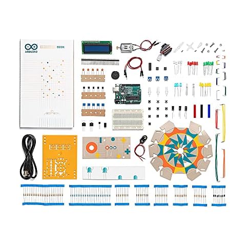 Official Arduino Starter Kit [K000007] (English Projects Book) - 12 DIY Projects with All Necessary Electronic Components and Instructions - origianl kit by Arduino from Italy Cover