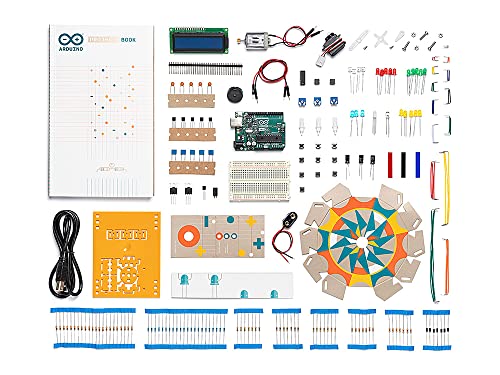 Official Arduino Starter Kit [K000007] � 12 DIY Projects with Electronic Components & English Projects Book � Original Kit from Italy by Arduino - Used condition - CA$108.22