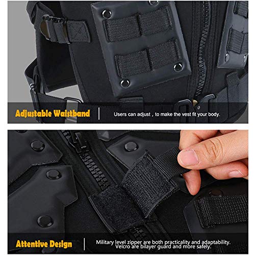Actionunion Tactical Vest Airsoft Vest - Paintball Vest Military Vest Combat Vest Molle Vest Adjustable Tactical Vest For Women Men Outdoor Shooting #TOP5