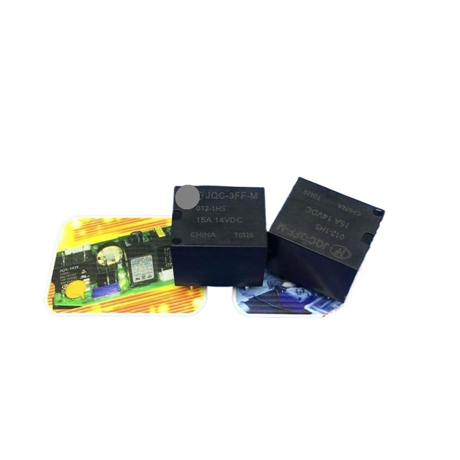 Relais JQC-3FF-M-012-1HS 12VDC 4 broches 15A pour circuit imprimé