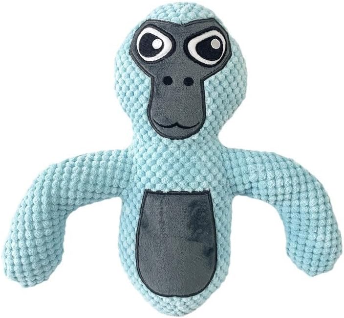 QubeV Gorilla - Figura de peluche con etiqueta de orangután de 9.8 pulgadas, regalo para fanáticos del juego, elección de relleno de calcetín de