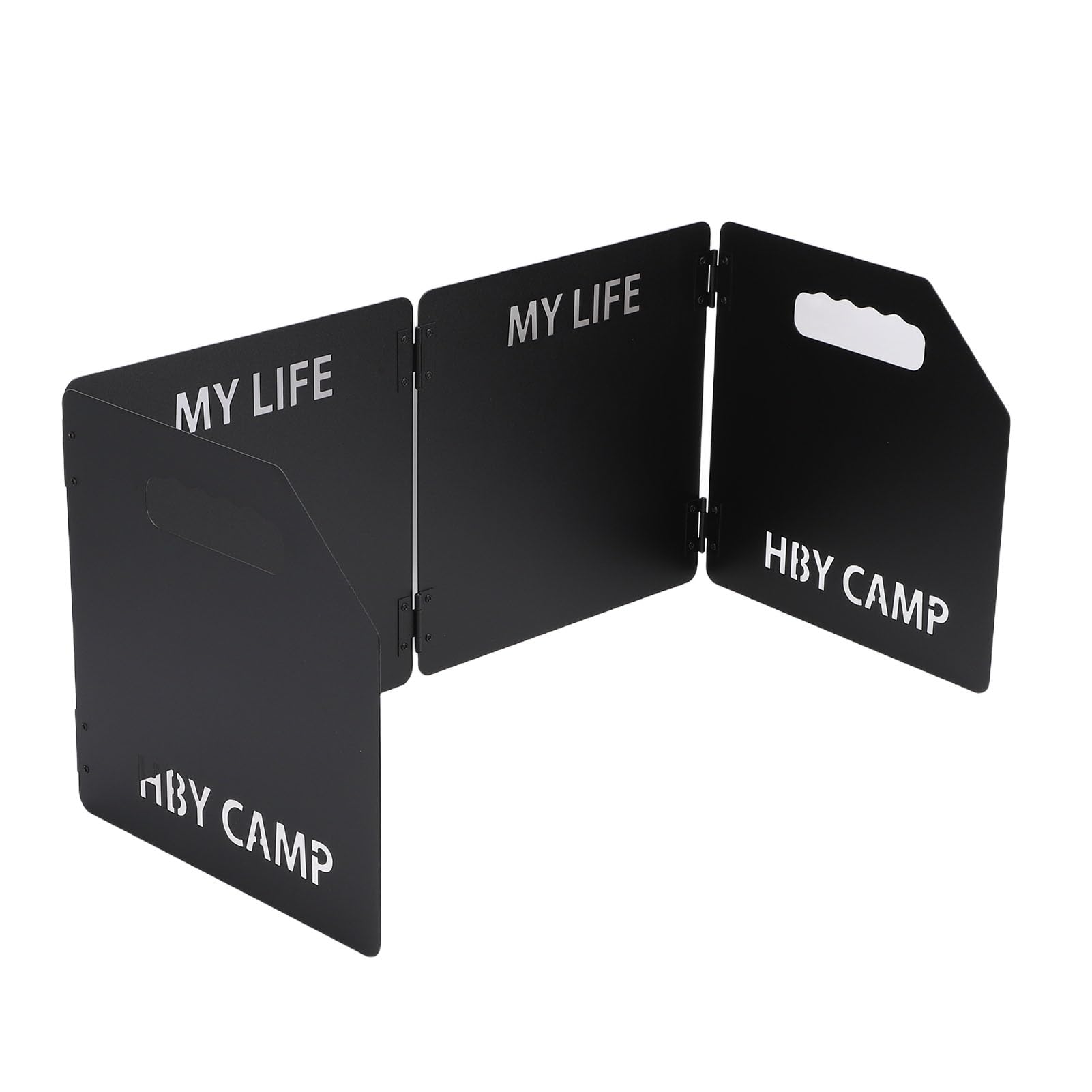 Pantalla Cortavientos para Cocina de Campamento Plegable, Acero