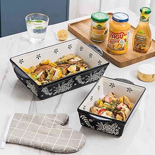 Wisenvoy Casserole Dish Baking Dish Ceramic Lasagna Pan 3-Piece Bakeware Sets Baking Dishes Baking Set Baking Dish Set #TOP2