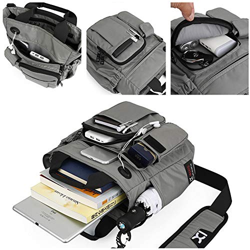 Alwaysky Crossbody Messenger Bag Business Sport Travel Multifunctional Shoulder Bag Laptop Bag Men Women #TOP3