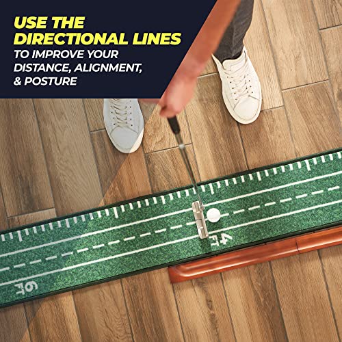 Victorem Golf Putting Matt For Indoors - Adjustable Holes Indoor Putting Green With Ball Return, Golf Putting Green Indoor, Office Putting Green, Indoor Golf Putting Mat, Golf Mats Practice Equipment #TOP6