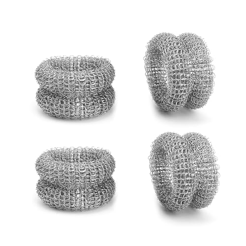 LINTRA 4 Pièces Anneau Anti Calcaire, 5,5 cm Anneau éliminateur Calcaire Bouilloire, Boule Anti-Calcaire pour Bouilloire, Réutilisable, pour Absorber Tartre...