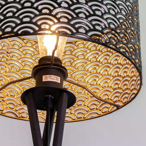 Lámpara led pie ideal para crear ambiente acogedor junto al sofá 5