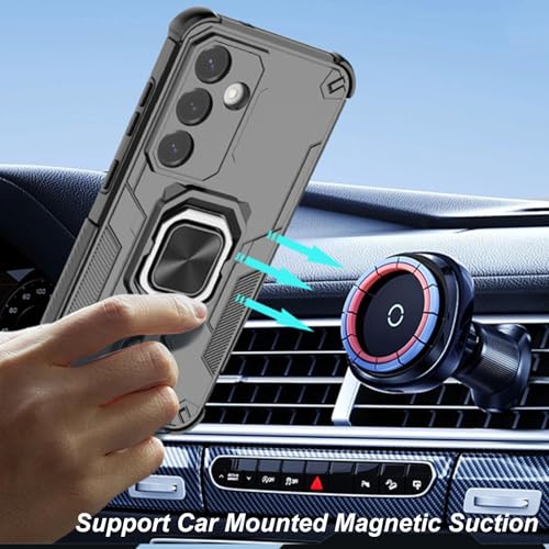 Coque de protection militaire Samsung S26 Plus fine et rotative