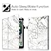 Fintie Folio Case for iPad 6th / 5th Generation (2018/2017), iPad Air 2 / Air 1 (9.7 Inch) - [Corner Protection] Premium Vegan Leather Stand Cover, Marble White