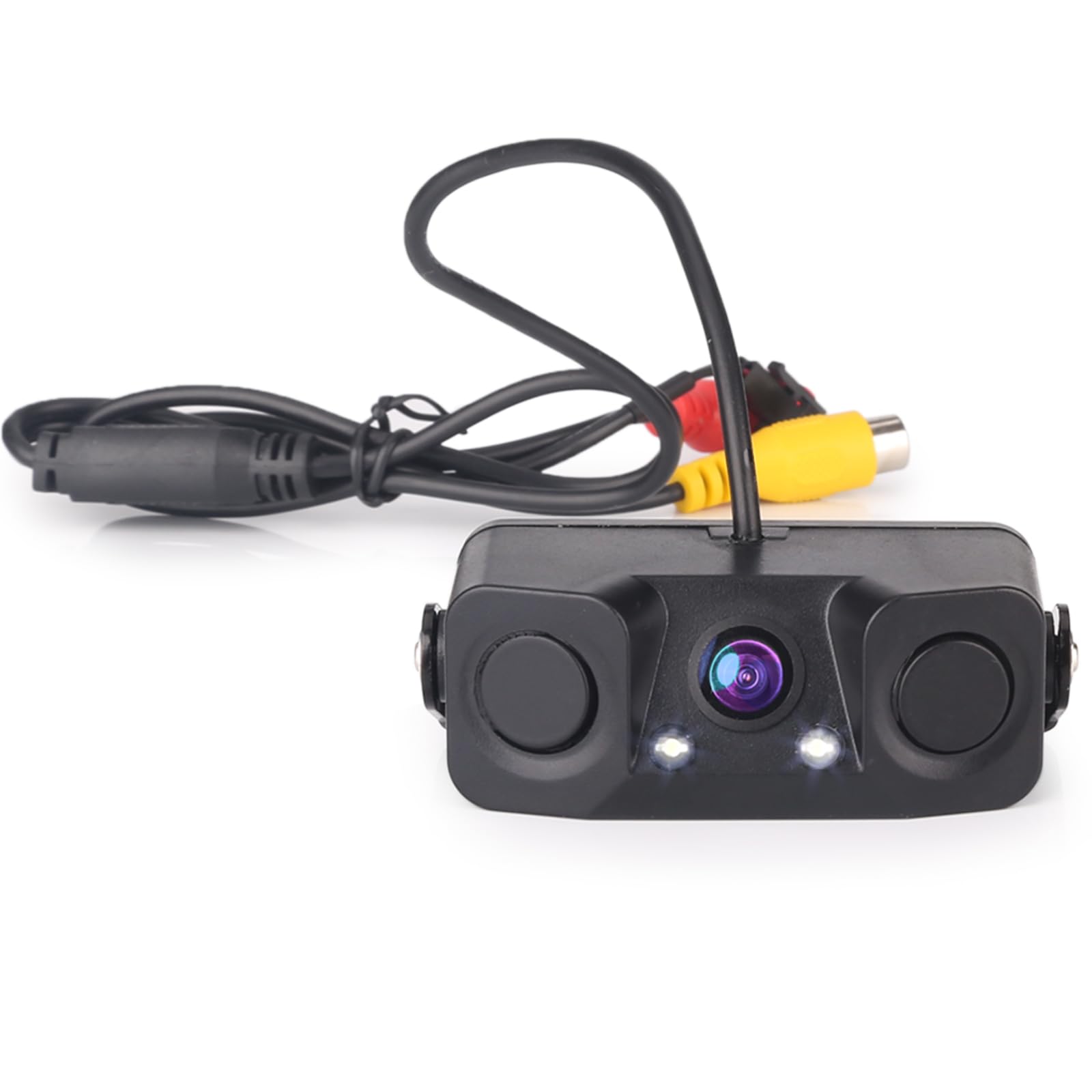 Telecamera Per Retromarcia AHD 1080P Con Radar E Sensore Di Parcheggio – Visione Notturna 8m, Angolo 150°, IP68 Impermeabile, Per Autoradio E Sistemi Di Backup