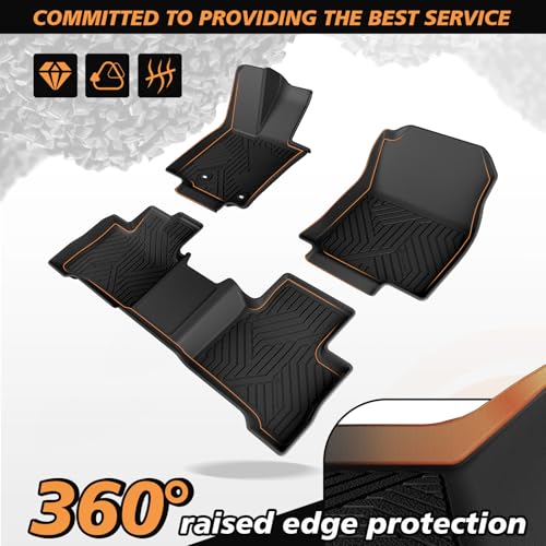 Image of TripleAliners Floor Mats All Weather for 2026 Toyota RAV4 Hybrid, Not PHEV