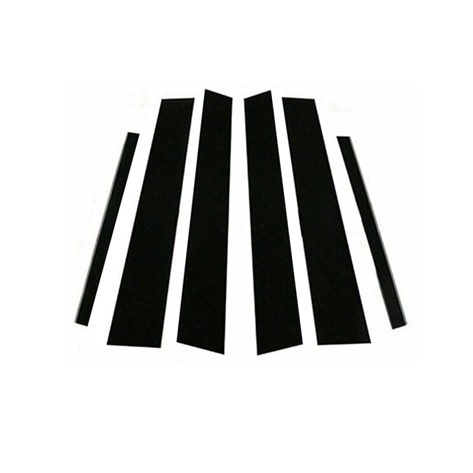 car door window pillars B-pillar post trim stickers, for Hyundai Creta Ix25 2020-2023 Car Door Window Style Post Trim Sticker, car parts