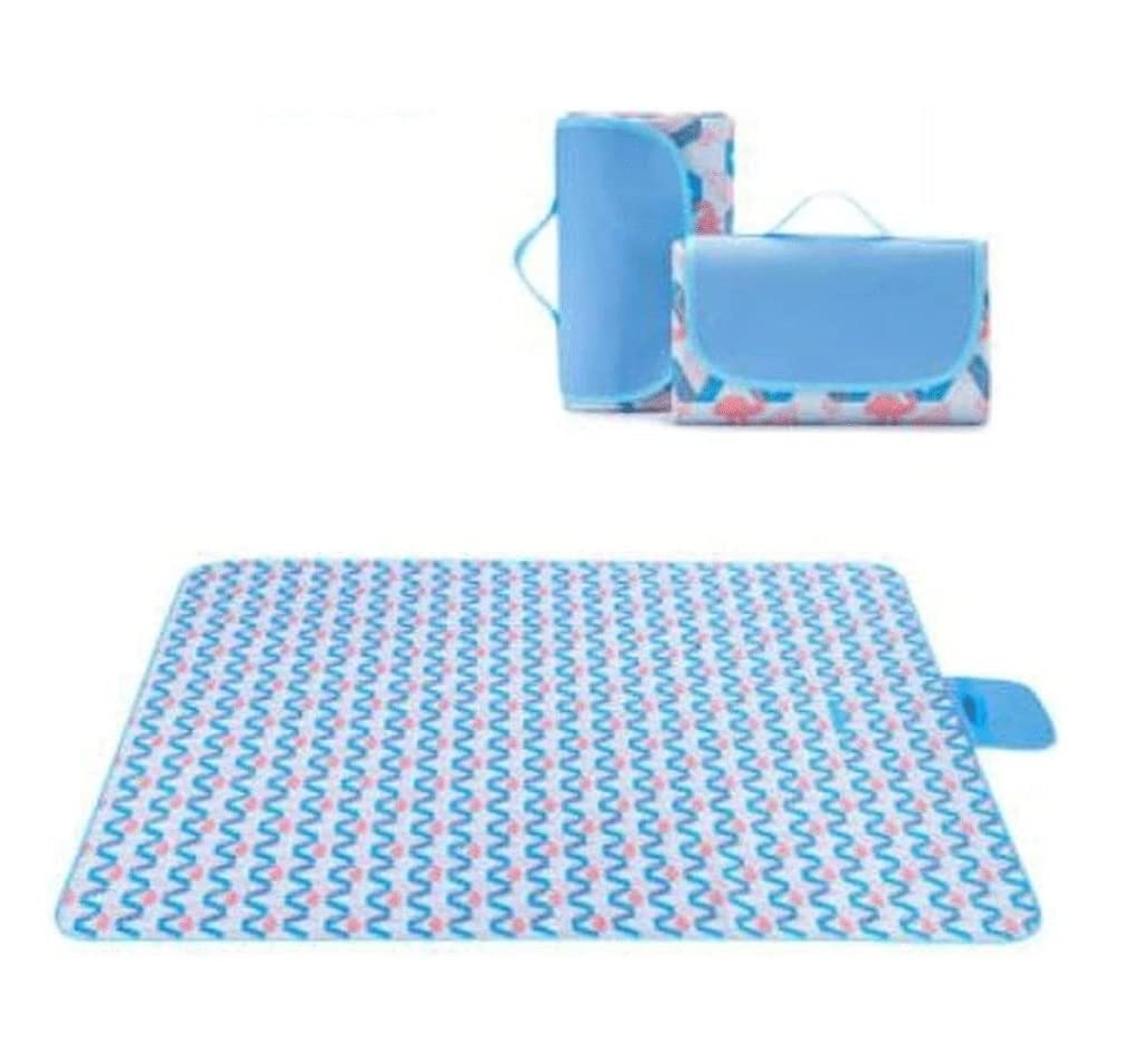 Telo Picnic Coperta da Picnic all'aperto, Tappetino Campeggio in Tessuto Oxford Addensato Impermeabile Portatile (Lavabile in Lavatrice) Tappetino Esterno(B,200 * 195cm)