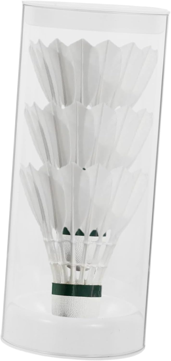 Cabilock Gym Shuttlecocks Tube Badminton Shuttlecocks Storage Tubes Easy Access Organizer