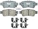 Raybestos ATD835C Advanced Technology Ceramic Disc Brake Pad Set