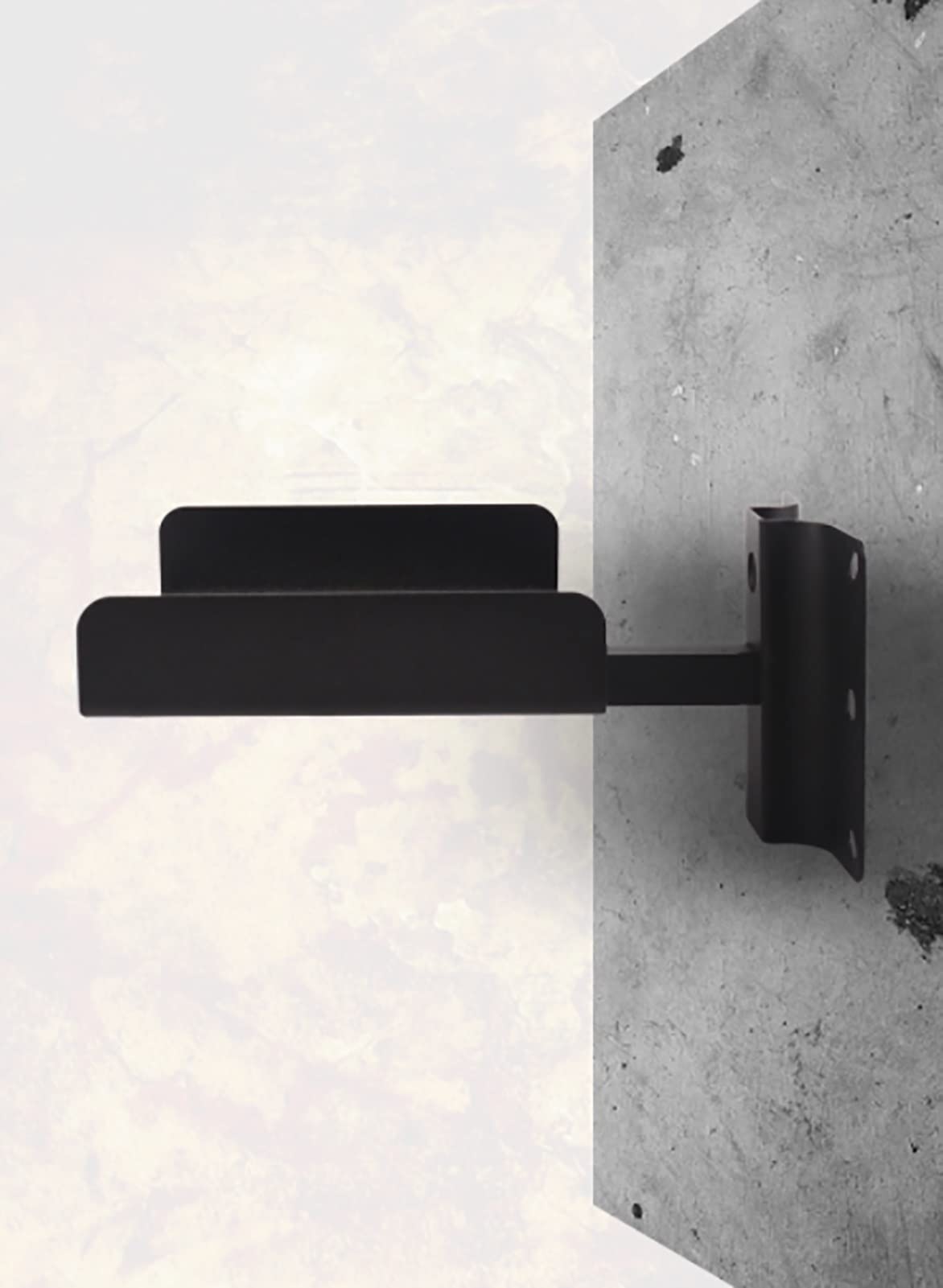 RENJJPBO Speaker Stand Speaker Wall Mounts, Universal Side Clamping Bookshelf Speaker Mounting Brackets, Easy to Assemble Studio Monitors Studio Wall Hold (Size : Large) (M)