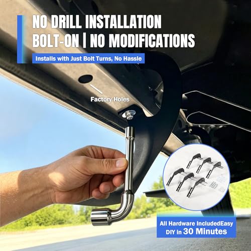 Estribos laterales para Dodge Ram 1500 2019-2025 miniatura 5