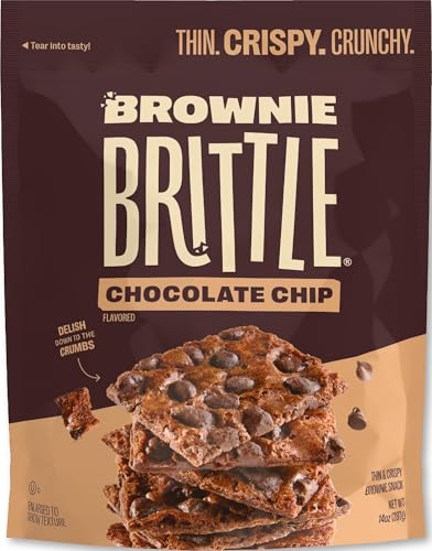 Brownie Brittle – Original Chocolate Chip Thin and Crispy Sweet