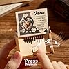 Soview Custom Photo Name Music Box with Personalized Gift with Record Song, Wooden Electronic Music Gift for Mom, Mothers Day #3