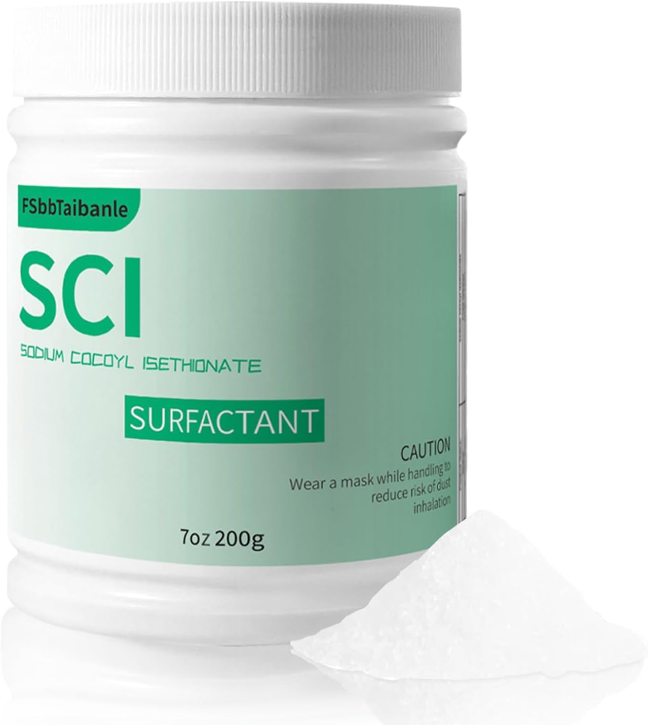 24.69 oz Sodium Cocoyl Isethionate, Premium Sodium Cocoyl Isethionate (SCI) Powder, Amazing Bubbles, Gentle on Skin, Biodegradable, Suitable for Making Bath Bombs
