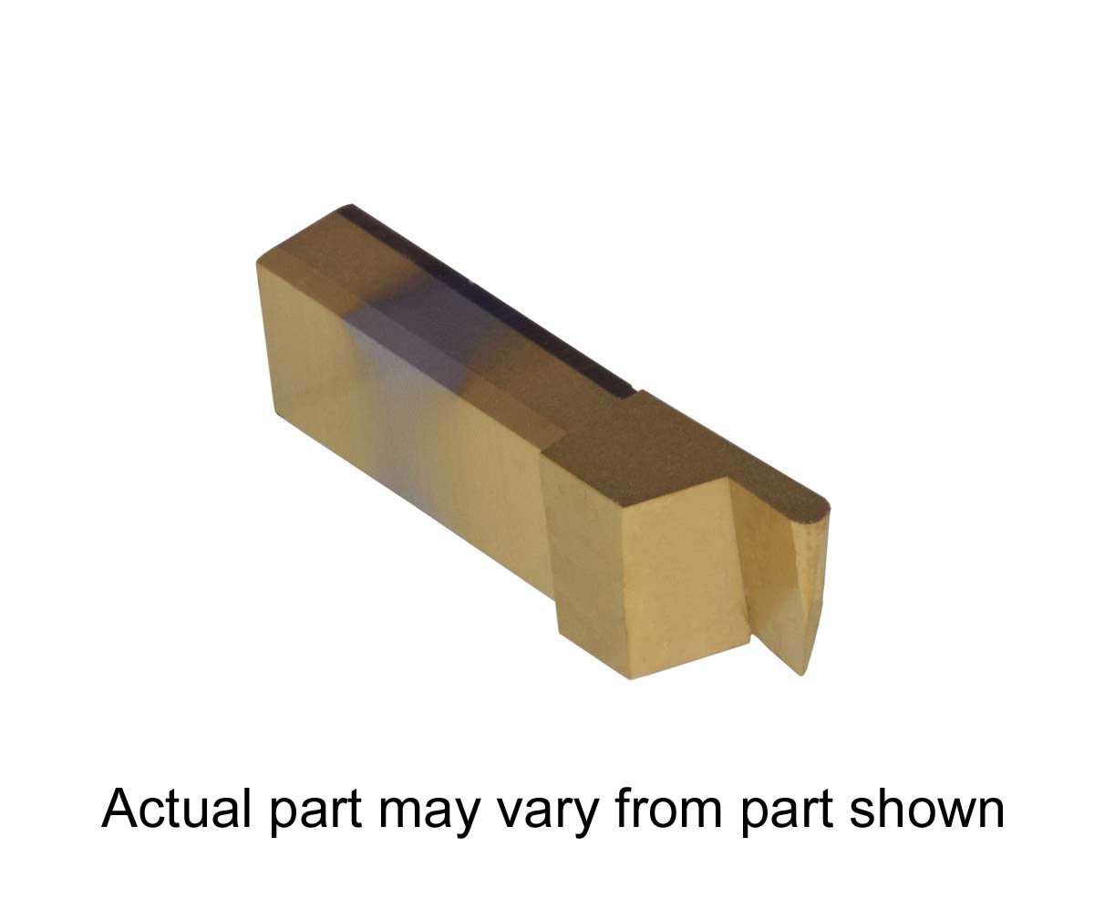 3 Pack LGT045D2RFRC, .045" Width, .112" Depth, TiN Coated Carbide, Full Radius, THINBIT Grooving Insert for Steel, cast Iron and Stainless Steel with Interrupted cuts