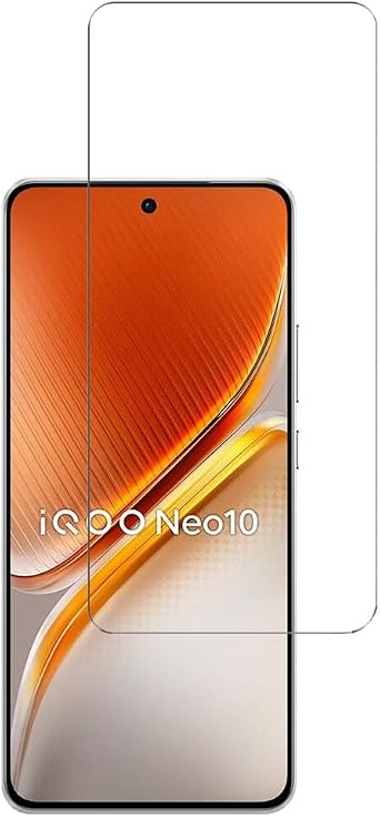 2 Packs Tempered Glass Screen Protector for vivo iQOO Neo10 / Neo10 Pro, HD Clear Screen Guard for vivo iQOO Neo10 / Neo10 Pro