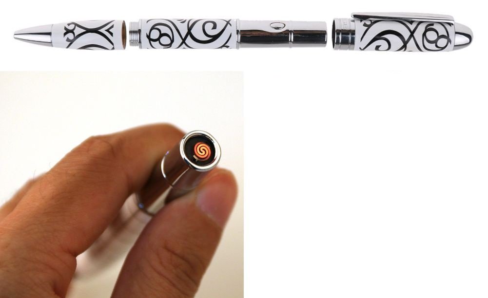 Buy New Akira Pen Design Lighters White Flameless Cigarette