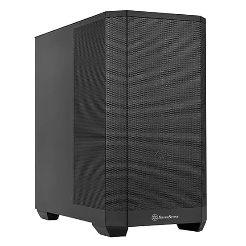Silverstone SST-SEH2M-B PCケース ミニタワー micro-ATX 高エアフロー ブラック 国内正規代理店品