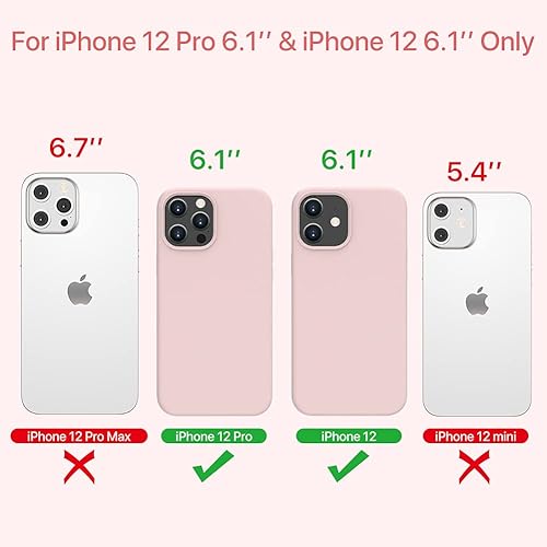 Miniatura 1744 de Miracase - Funda diseñada para iPhone 11 con protector de pantalla, funda de goma de silicona líquida, protección total contra caídas y a prueba