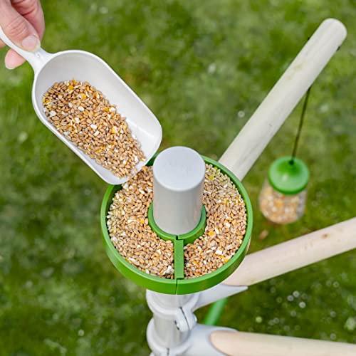 Image of Omlet Freestanding Chicken Perch | Sturdy Wooden Universal Roosting System | Exercise, Train and Treat Your Chickens! | Place Anywhere in Your Yard | Perching Pleasure Kit