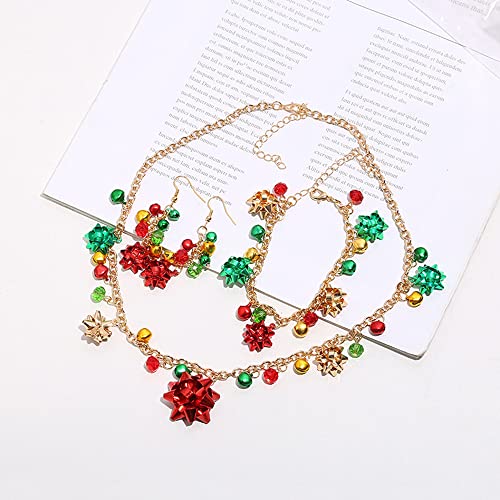 Bracelets à fleurs délicates et boucles d'oreilles clochette comme cadeau - 2