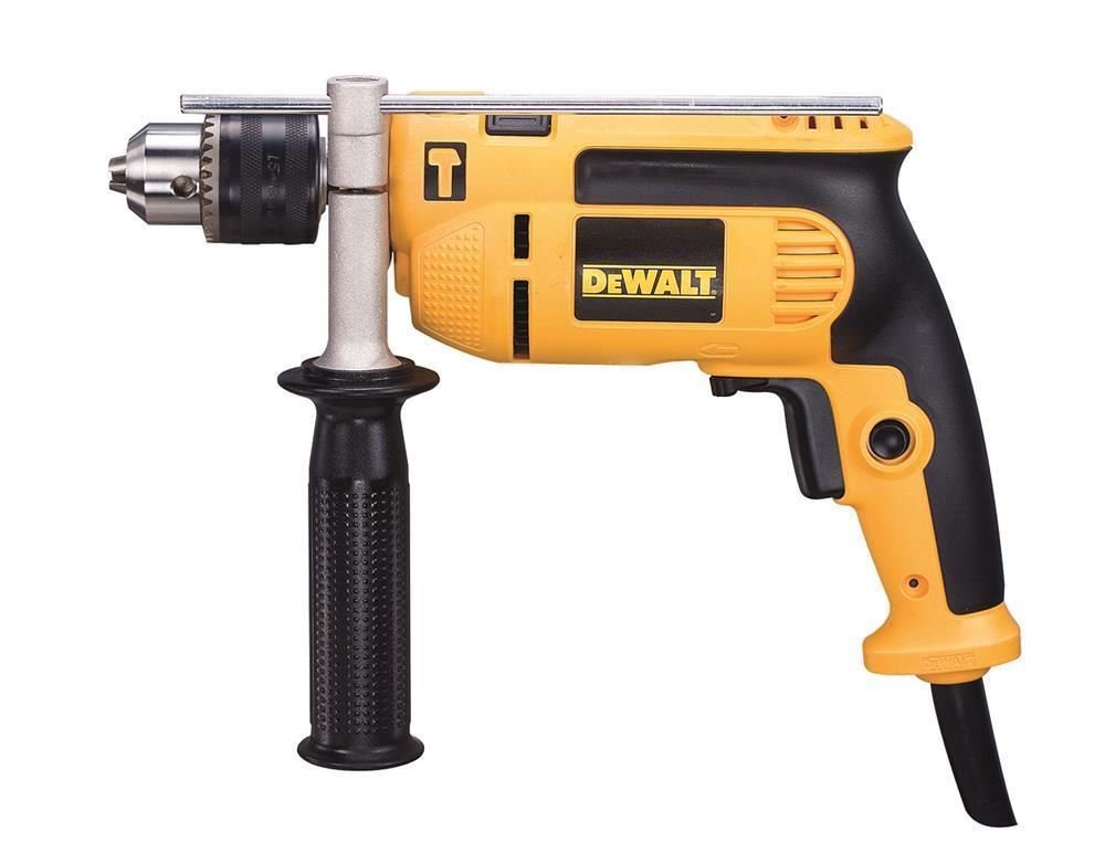 DeWalt DWD024S-QS DWD024S-QS-Taladro Percutor 701W, 650 W, Giallo, 3/8_pollice