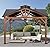 Modern Shade 12’ x 12’ Cedar Gazebo, Heavy Duty Hardtop Gazebo with Steel Roof, Water Resistant, Wind Resistant, Perfect for Your Permanent Outdoor Pavilion, Solid Wood Framed Gazebo