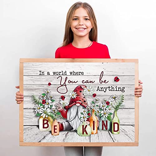 Tiwabb Stamped Cross Stitch Kits,Gnome Counted Cross Stitch Kits For Adults Beginners,Full Range Of Cross-Stitch Stamped Kits Needlecrafts For Home Wall Decor Cross Stitch Patterns 11.8X15.7Inch #TOP3