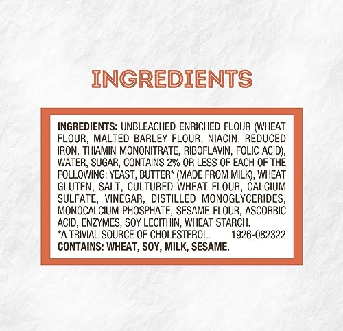 Nature\'s Own Butter and Perfectly Crafted Brioche Hamburger Buns Non-GMO -No Artificial Preservatives Colors Flavors - No High Fructose Corn Syrup, 2 Packs (Total Of 16 Buns in Total)