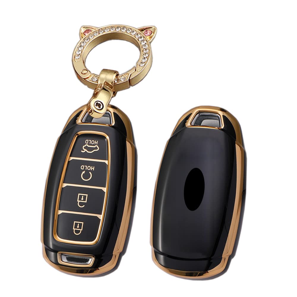KUNIO Custodia Portachiavi Adatta Per FIAT 500 500C 500L 500X Panda