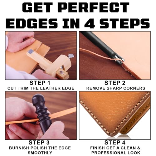 TheCraftGuy #4 Leather Edge Bevelers for 3-3.5mm Thickness, Keen Blade by The Craft Guy - Used condition - Image 8