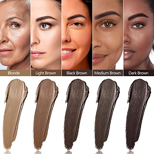 Eyebrow Stamp Kit Brow Stencil For Perfect Brows With 10Pc Eyebrow Stencils, Waterproof Eye Brow Pomade Long Lasting Brow Makeup, Pigmented & Easy To Use (B-Blonde) #TOP1