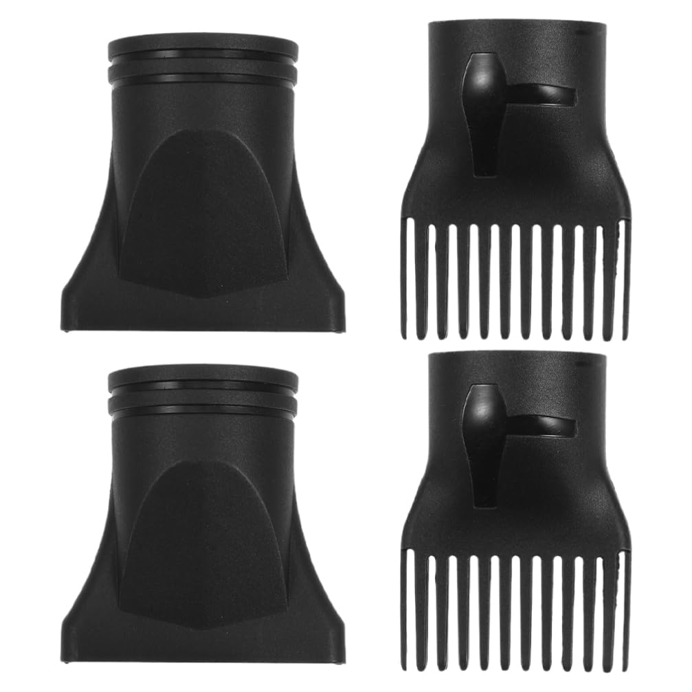 BESPORTBLE 4pcs Universal Hair Dryer Diffuser Attachment For Precise Hair Styling And Drying Hair Dryer Accessories For All Hair Types Plastic Hair Blow Dryer Nozzle For Salon