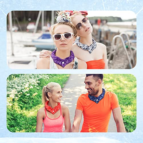 Image of Xuhal 6 Pcs Cooling Neck Wraps Cooling Bandana