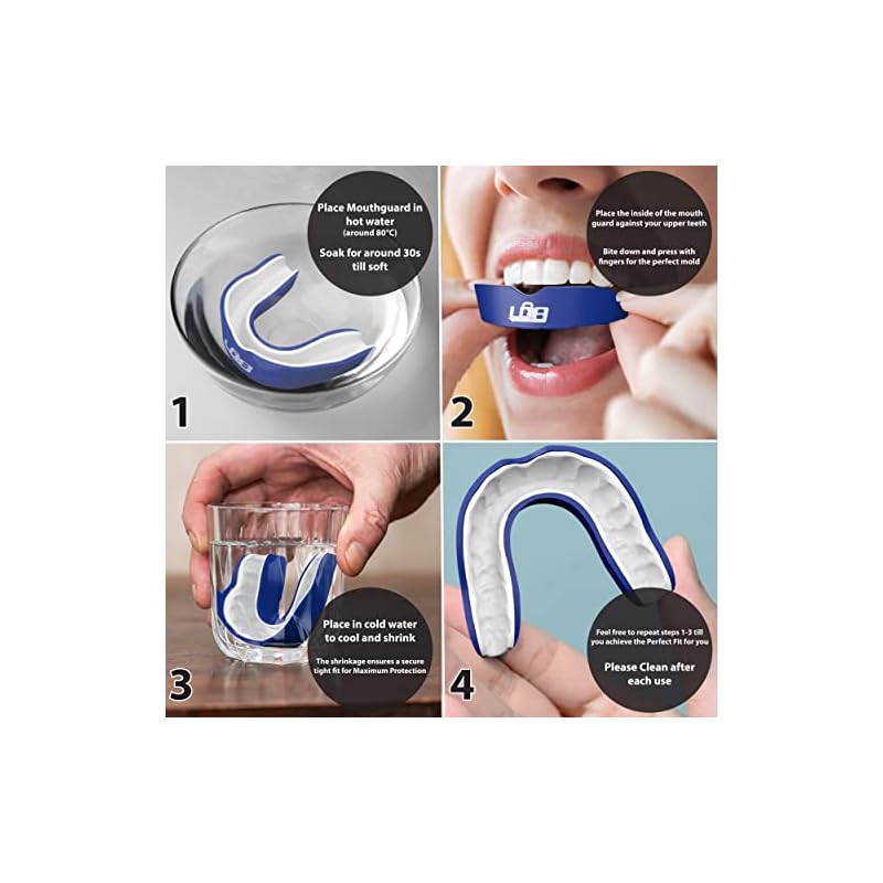 Locked Down Athletics Sports Mouth Guard for Rugby, MMA, Hockey and More - Premium Multi Layer Gum Shield - Ultimate Protection for Men and Women (ages 11+) - Maximum Performance and Safety for Sports - Image 6