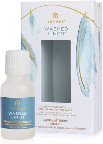 Miniatura 1 de Thymes Aceite aromático de lino lavado para secadora  Suministros de lavandería perfumados (0.5 fl oz)