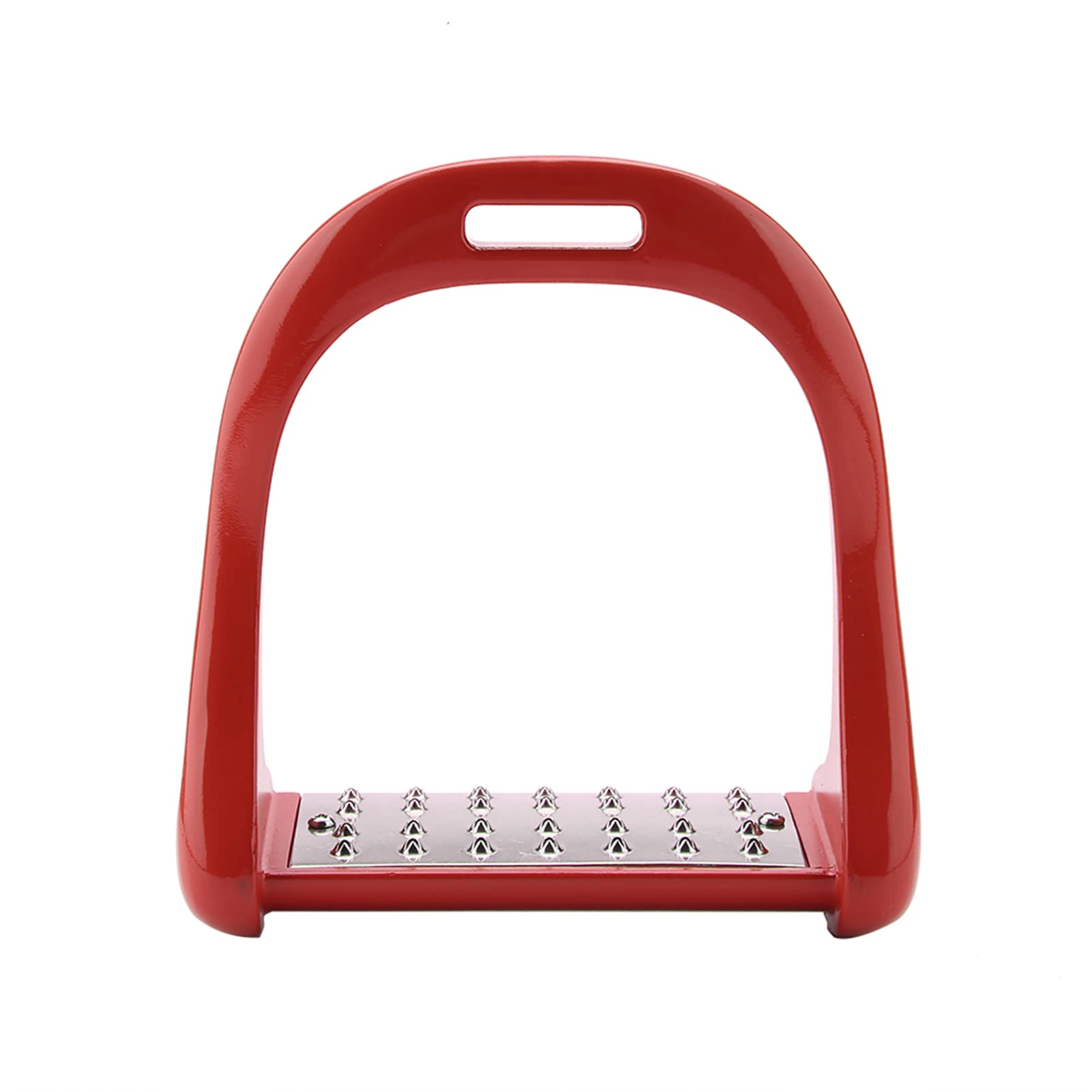 Estribo para equitación con Almohadilla Antideslizante de Acero Inoxidable, Estribo de Silla de Montar de Aluminio para hípica, diseño Duradero y Ligero con 5 Opciones de Color