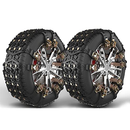 Cadenas de nieve para coche con sistema de ajuste antideslizante