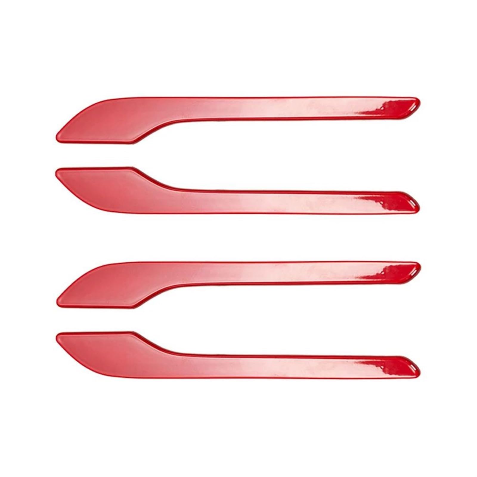 Noheeu Rosso Car Exterior Door Handle Trim Cover Parts Accessories For Tesla For Model 3 Y 2021(Rosso)