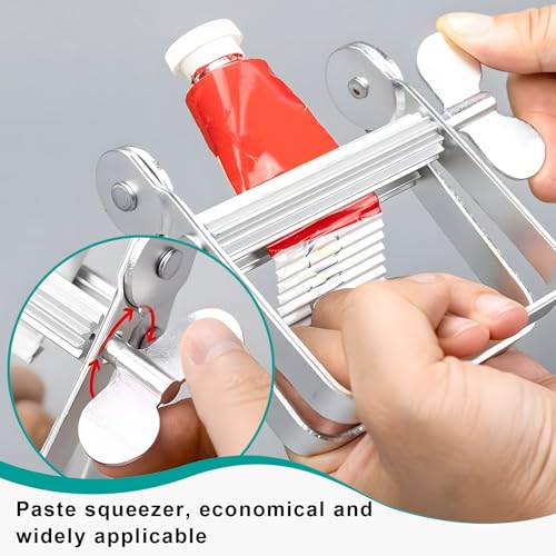 Wafuesh Presse-Tube pour Dentifrice et Cosmétiques - Distributeur Multifonction en Alliage d’Aluminium, Réducteur de Gaspillage pour Dentifrice, Crèmes, Gels, Fondations et Peintures – vue 6