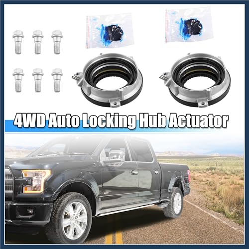 INFINAUTO 2 Pcs 4x4 Auto Locking Hub 4WD Locking Hub Actuator for Ford F-150 2004-2016 for Ford Expedition 2003-2015 for Lincoln Navigator 2003-2017 7L1Z3C247A 4 Wheel Drive Stylish Design