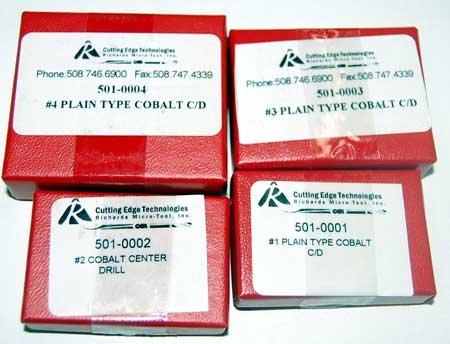 48 Pc. Richard #1 to #4 M42-8% Cobalt Combined Drill & Countersinks Kit