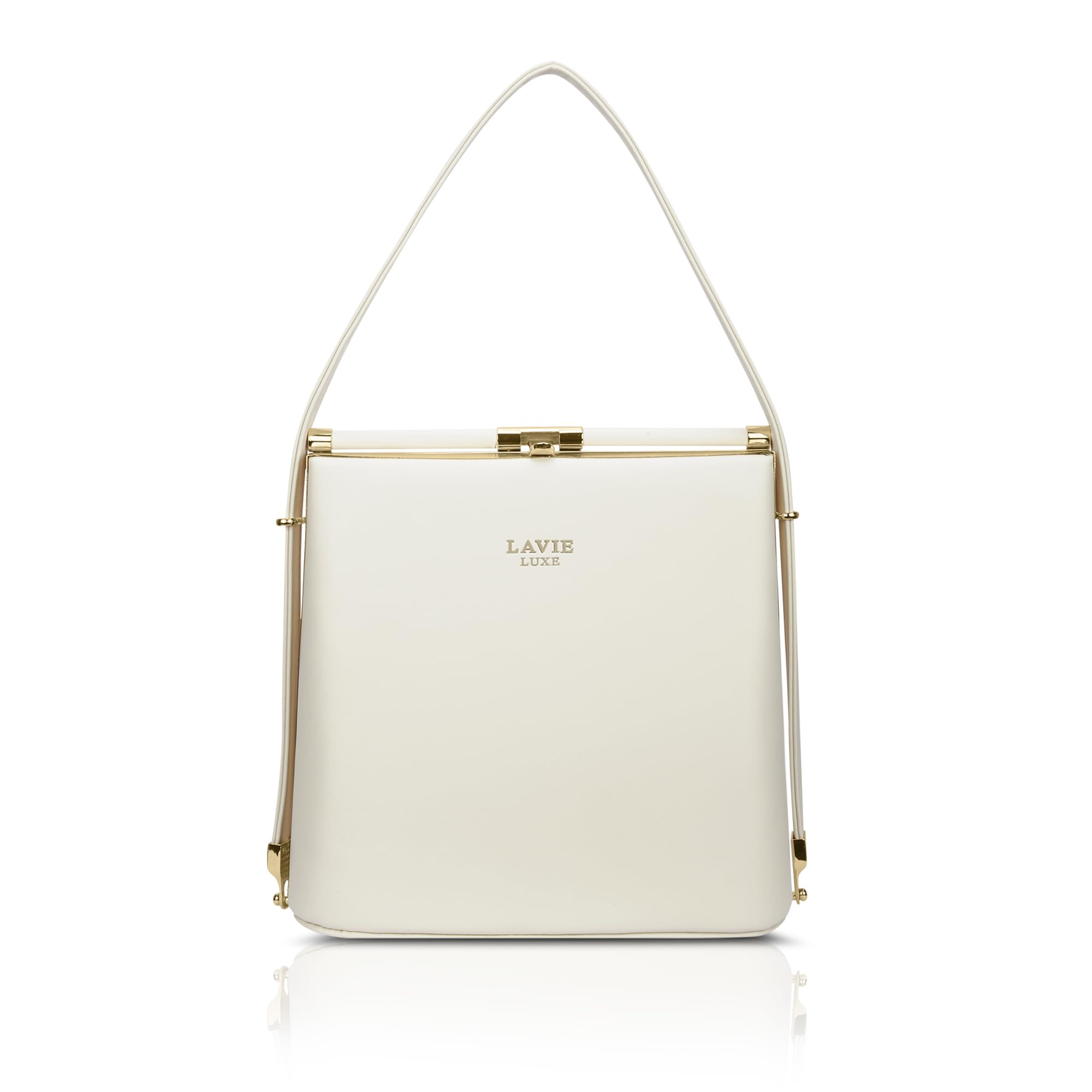 lavie luxe Women's Glare25 Frame Satchel Handbag | Satchel Bag For Work | Ladies Purse | Stylish Shoulder Bag | Gift For Women-picture-16