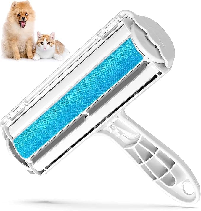 Image of VAGHASIY Pet Hair Remover Roller, Hair Cleaning Tool for Soft Surfaces, Reusable, Cat & Dog Hair Removal, Unisex Adult(1 PCS)
